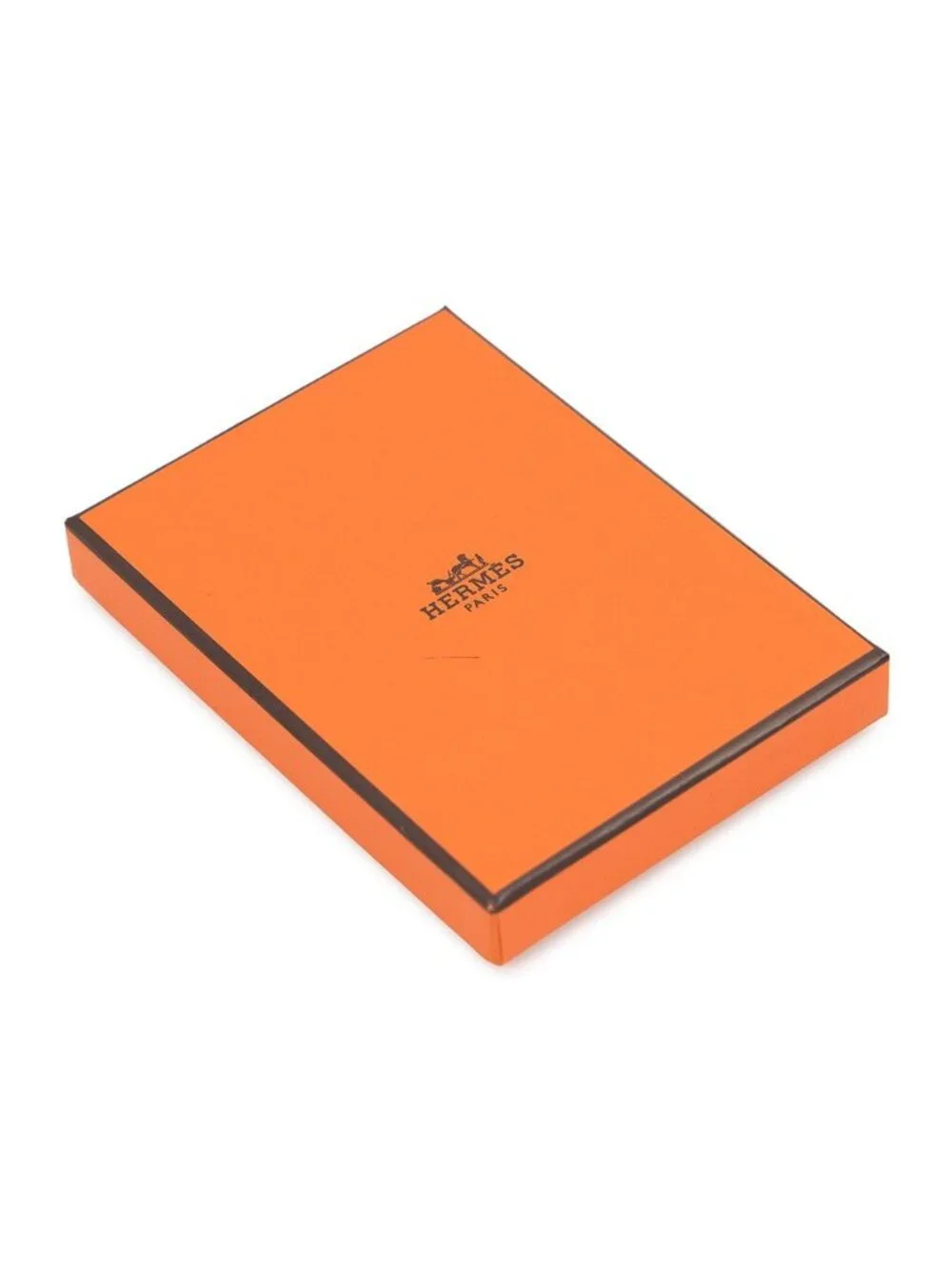 Hermes Card Case Pocket Black Epsom Business Holder